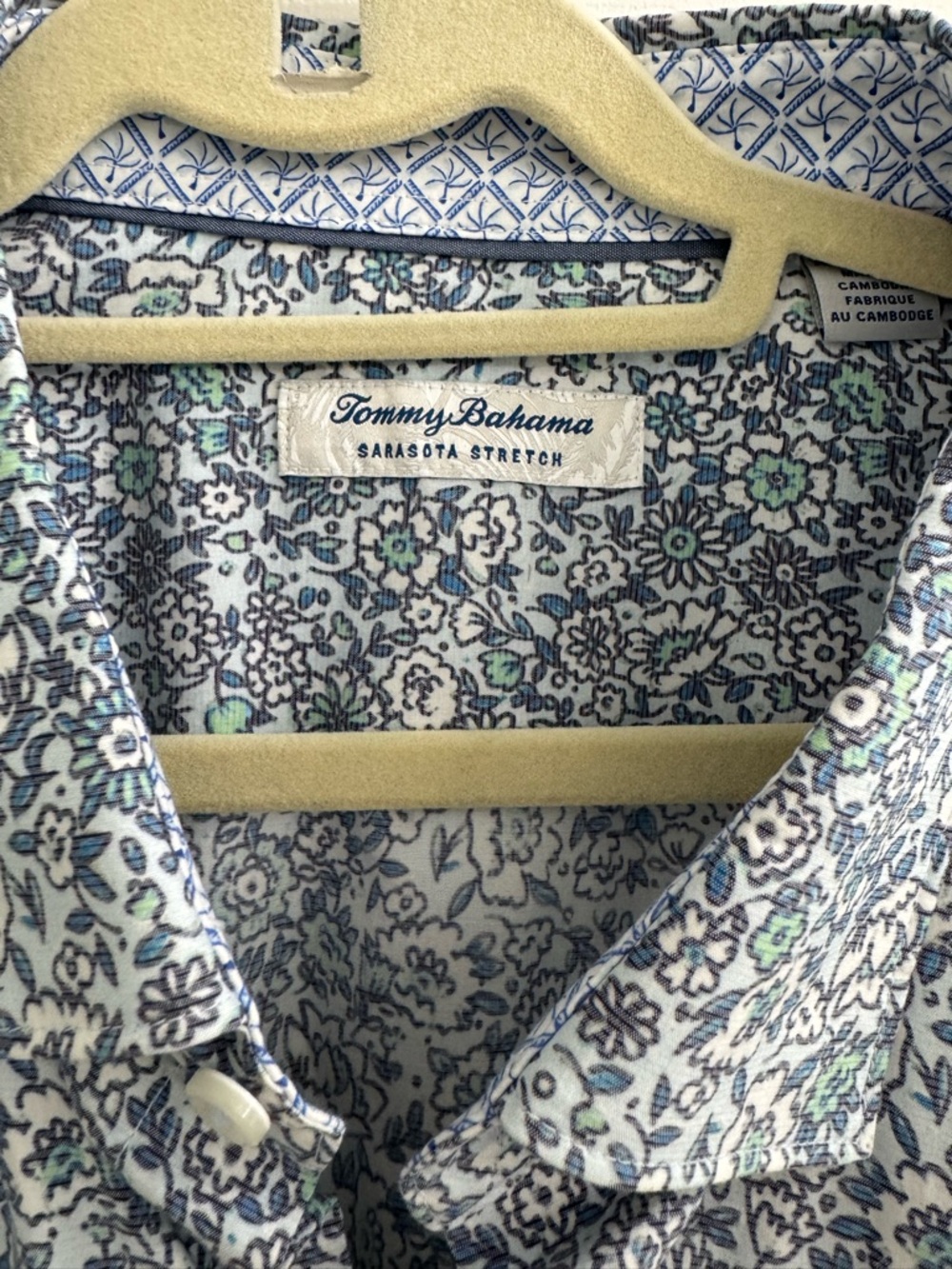 Tommy Bahama Sarasota stretch collection, long sleeve, button-down floral xxl